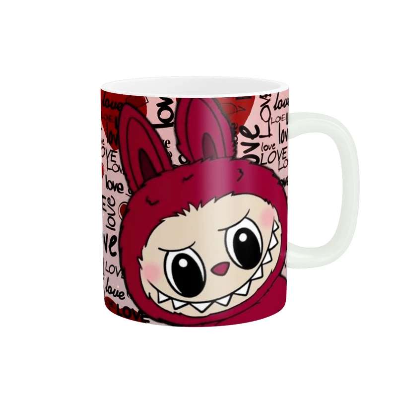 ماگ پاد آفرین مدل فانتزی عروسکی شخصیت کارتونی لبوبو ترند کد 624