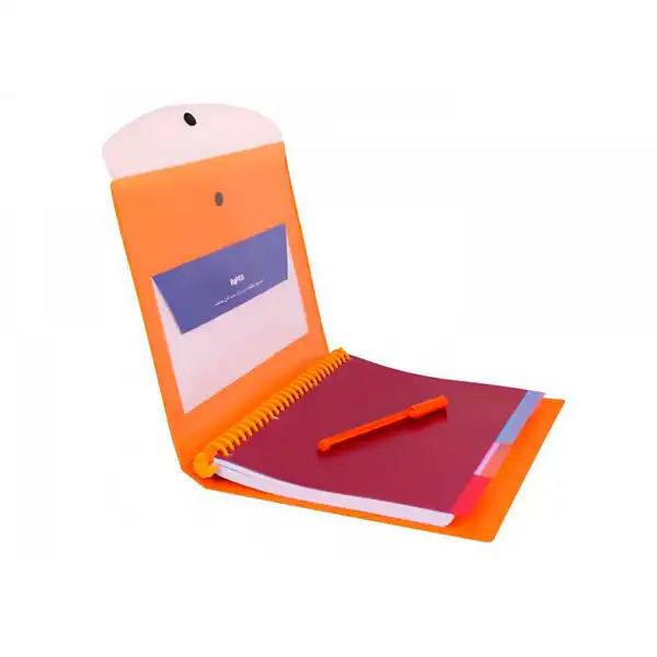 دفتر کلاسوری 100 برگ پاپکو مدل nb-606