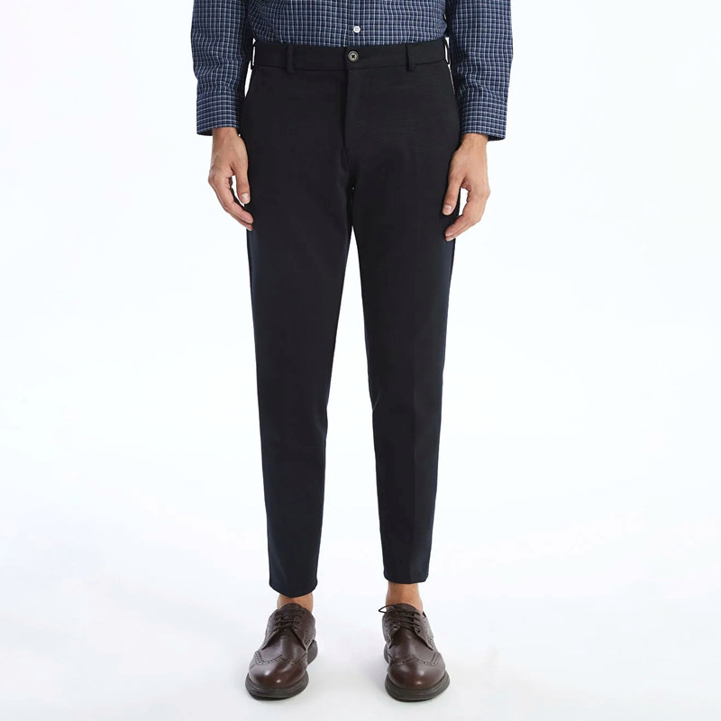 شلوار پارچه‌ای اسلیم فیت مردانه ال سی وایکیکی مدل W43229Z8