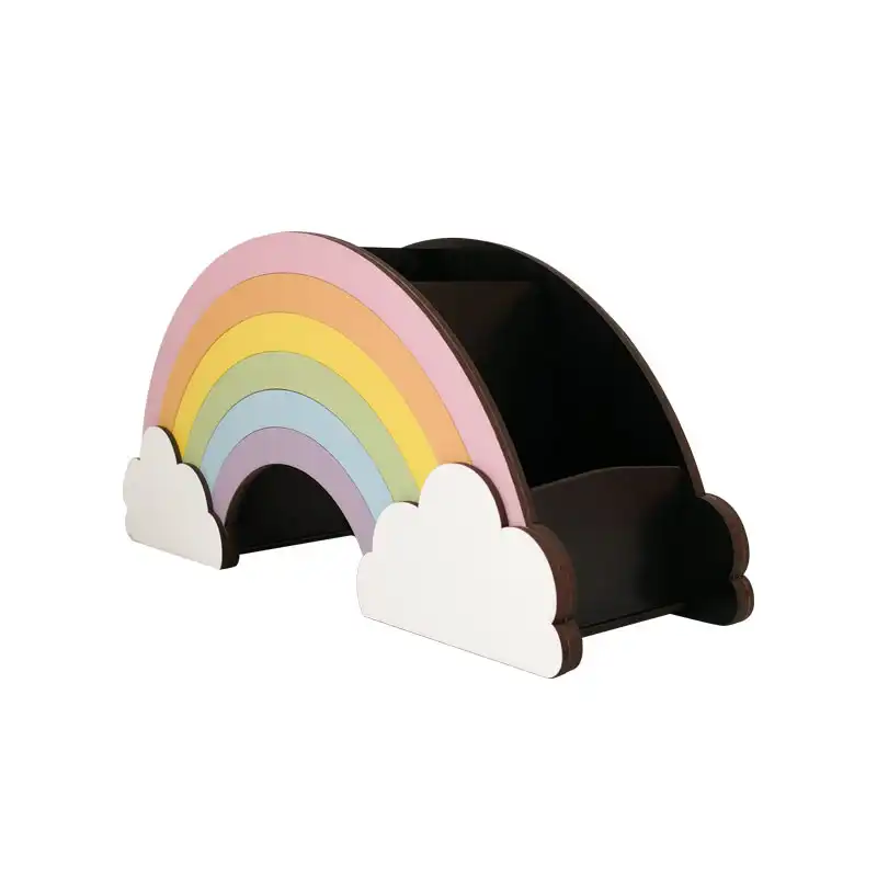 جامدادی رومیزی طرح ابر و رنگین کمان مدل MD040-B