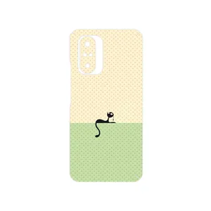 MAHOOT Minimal Internet Cat Icon Cover Sticker for Xiaomi Poco F3 5G
