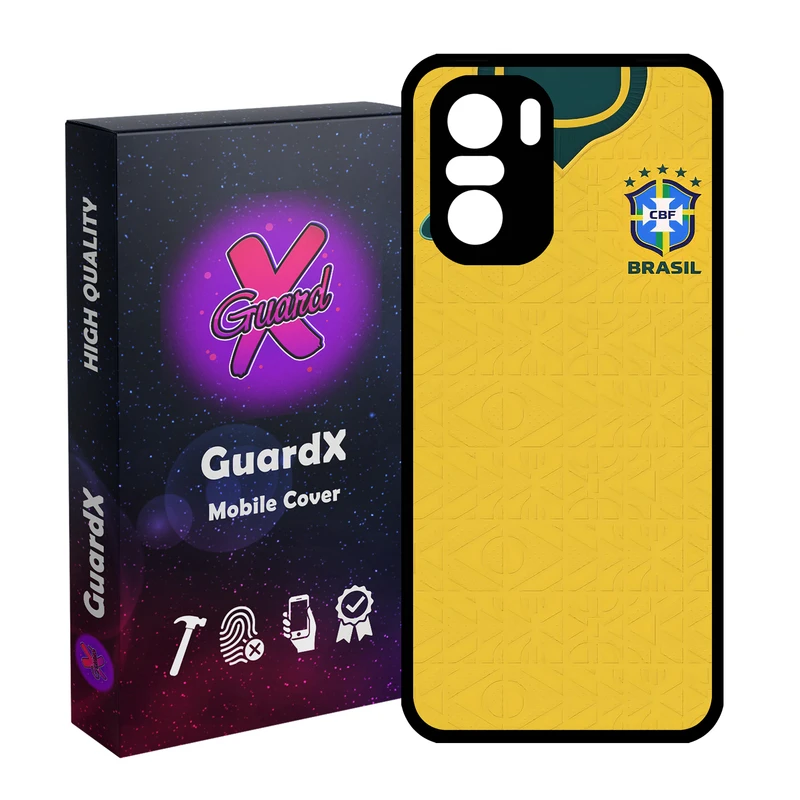 کاور گارد ایکس طرح برزیل مدل 10968 مناسب برای گوشی موبایل شیائومی Poco F3/MI 11X/MI 11X Pro/Redmi K40/K40 Pro