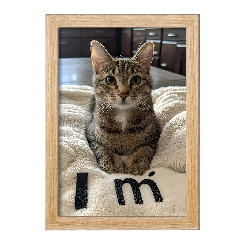 تابلو خندالو مدل گربه (cat) کد F7810