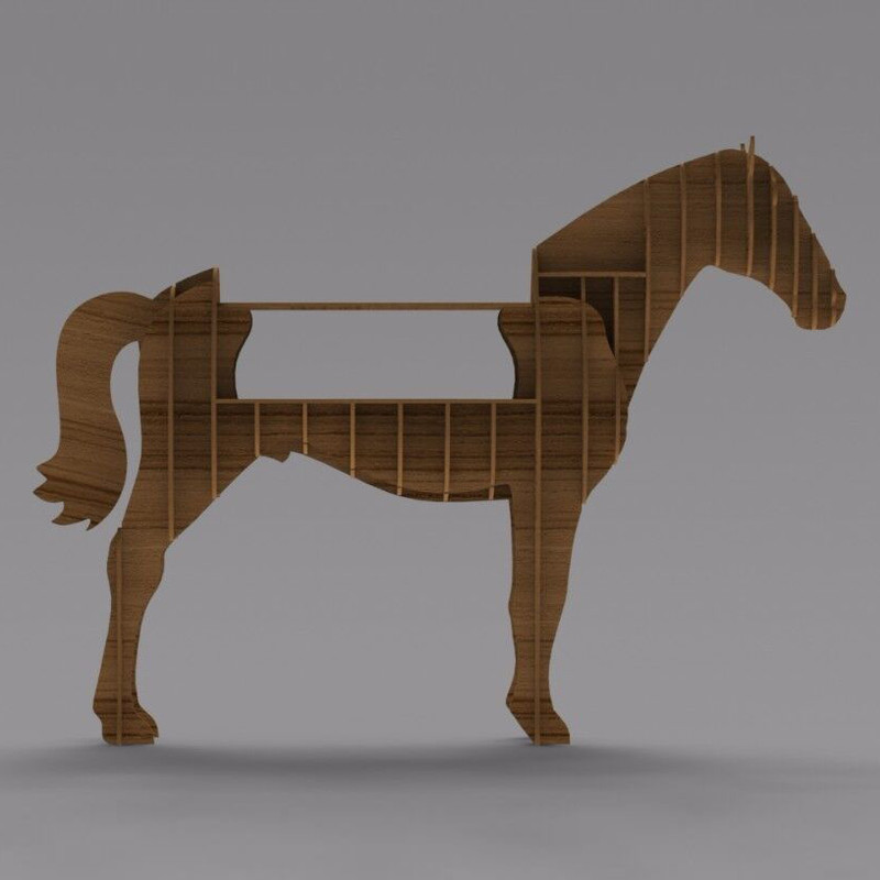 کنسول مدل چوبی اسب کد KT9