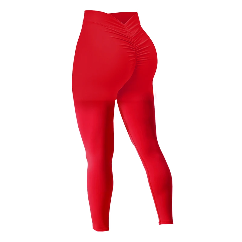 عکس شماره 5 : لگینگ ورزشی زنانه مدل فلامنت پروتزی پشت چین دار کد 12-re