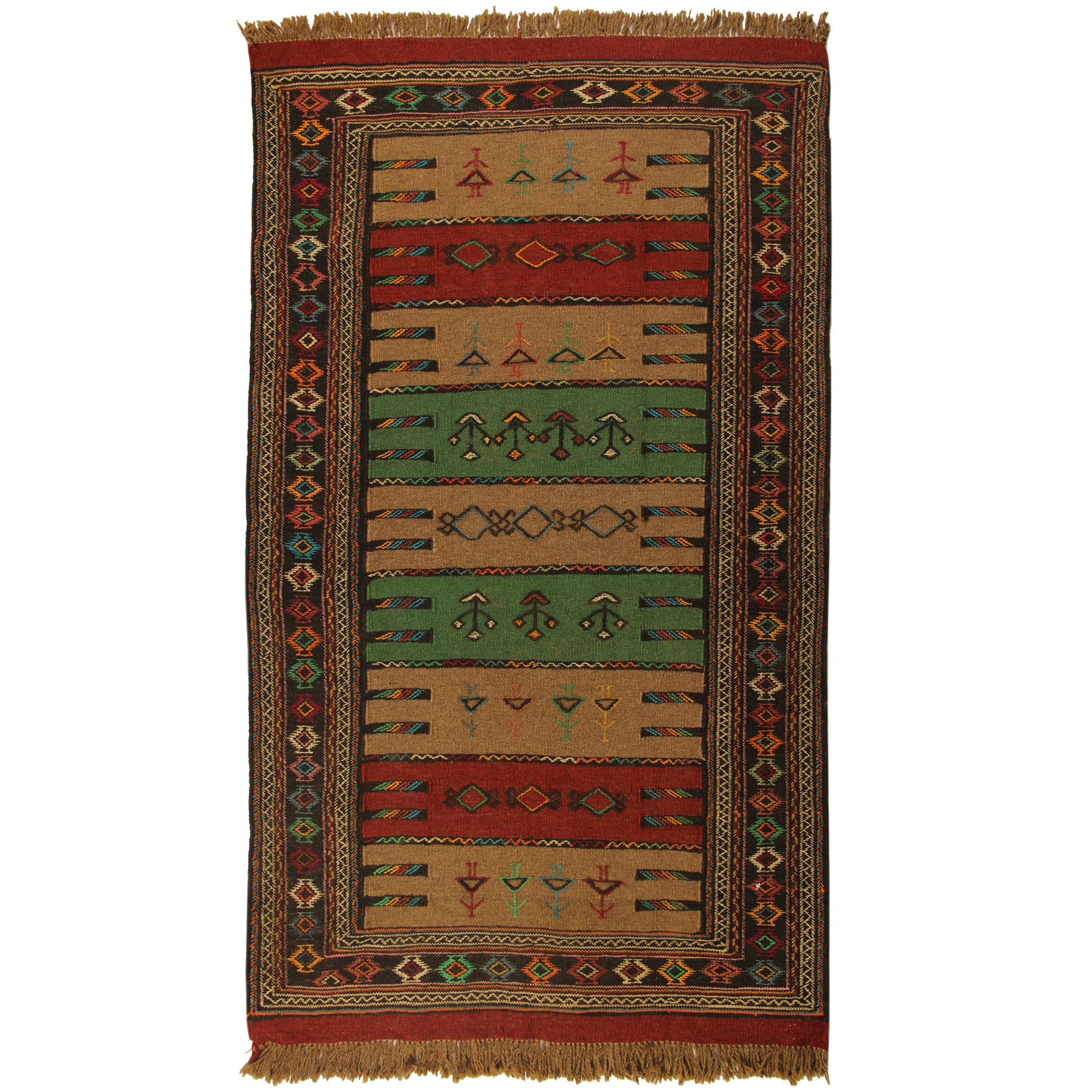 گلیم دستبافت دو متری کد 990790