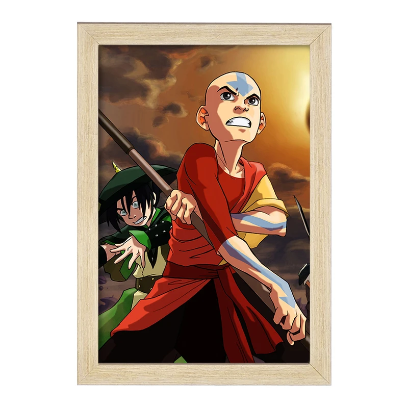 تابلو خندالو مدل آواتار انگ و دوستان انیمه آواتار Avatar  کد 12759