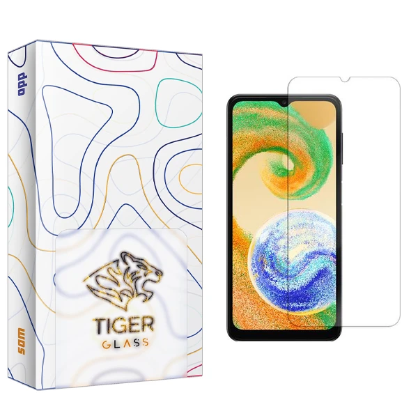 محافظ صفحه نمایش تایگر گلس مدل SAM مناسب برای گوشی موبایل سامسونگ Galaxy A04s