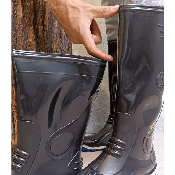 چکمه ایمنی مدل صادقی ساق بلند کد 1473-BK