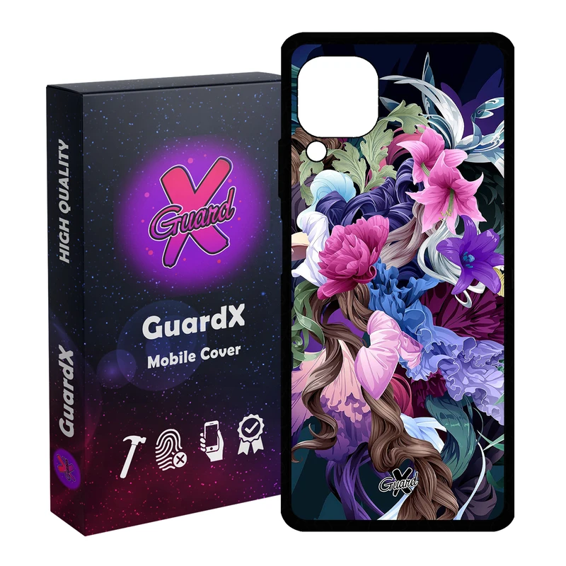 کاور گارد ایکس طرح Flower مدل Glass10172 مناسب برای گوشی موبایل هوآوی Nova 7i / Nova 6 SE / P40 Lite