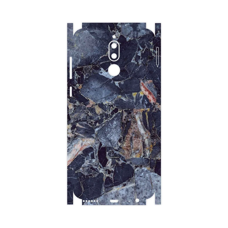 برچسب پوششی ماهوت مدل Broken black marble-FullSkin مناسب برای گوشی موبایل هوآوی Mate 10 Lite