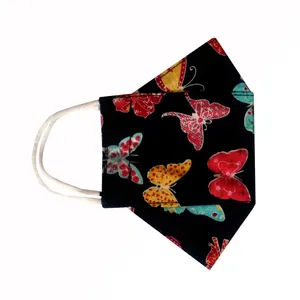 ماسک پارچه ای بچگانه مدل سه بعدی طرح پروانه
