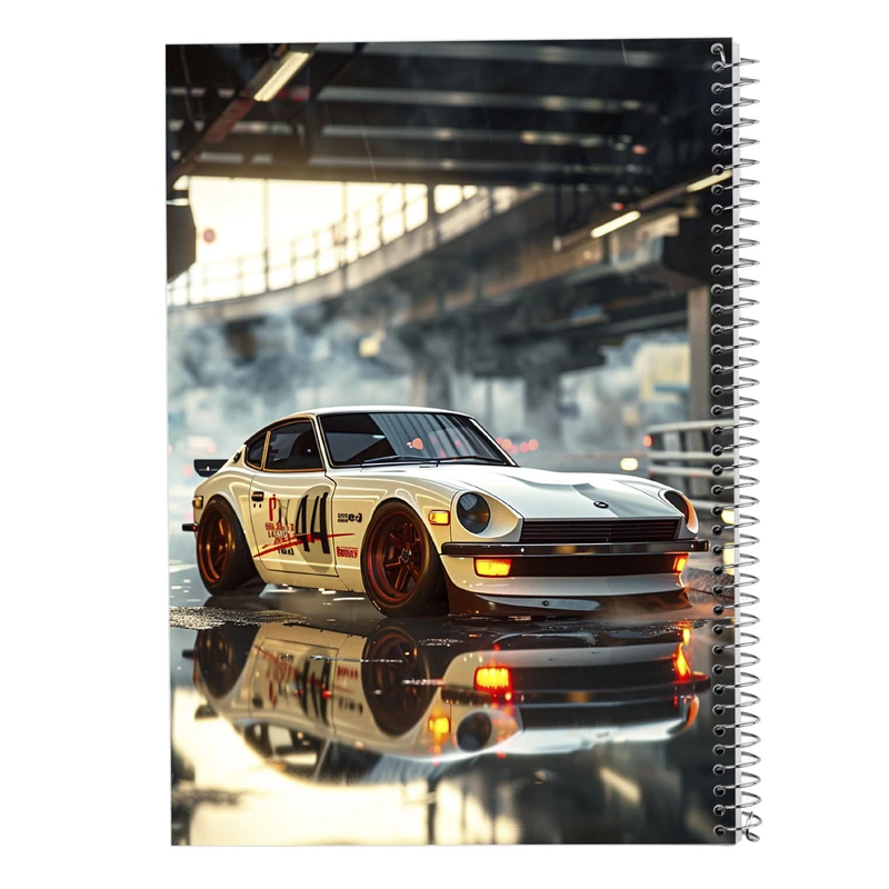 دفتر ژورنال نویسی 50 برگ مدوپد مدل نقطه ای طرح need for speed کد DF13605