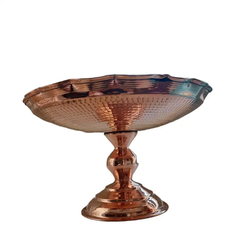 شیرینی خوری مسی مدل هلالی کد 03