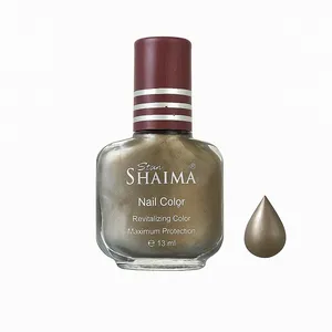 لاک براق ناخن شایما مدل star شماره 24 رنگ دودی