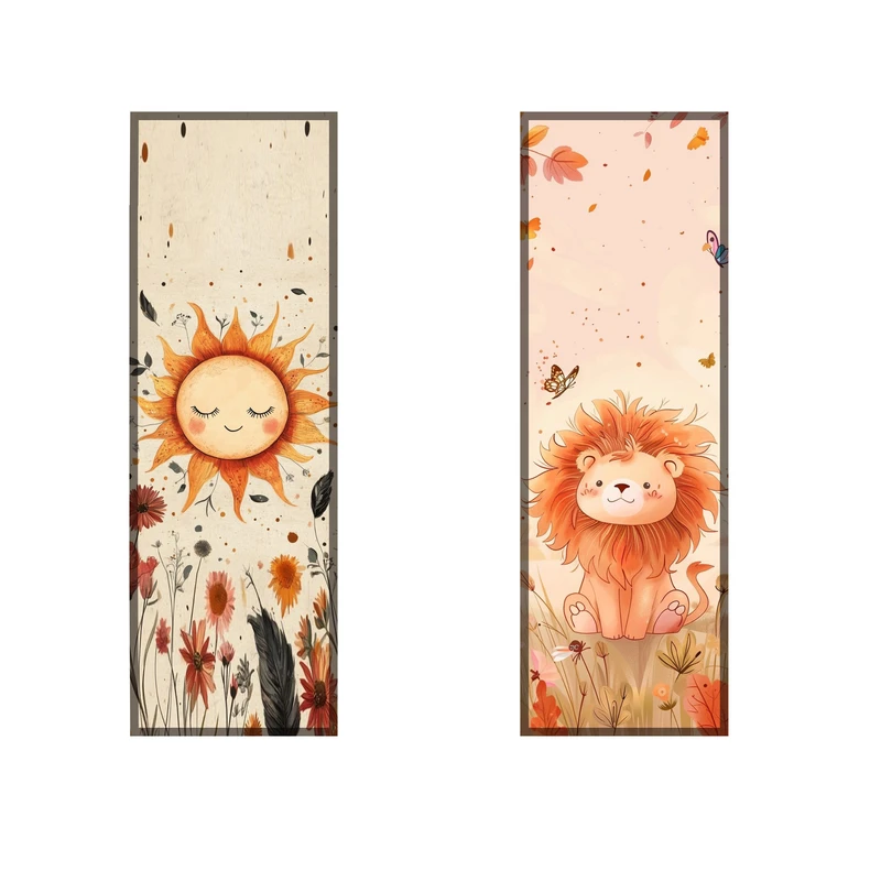 نشانگر کتاب مدل  شیر و ماه مجموعه دو عددی