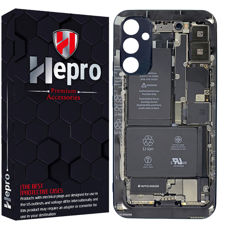 کاور هپرو طرح گوشی باز شده کد Dimo-761 مناسب برای گوشی موبایل سامسونگ Galaxy A34