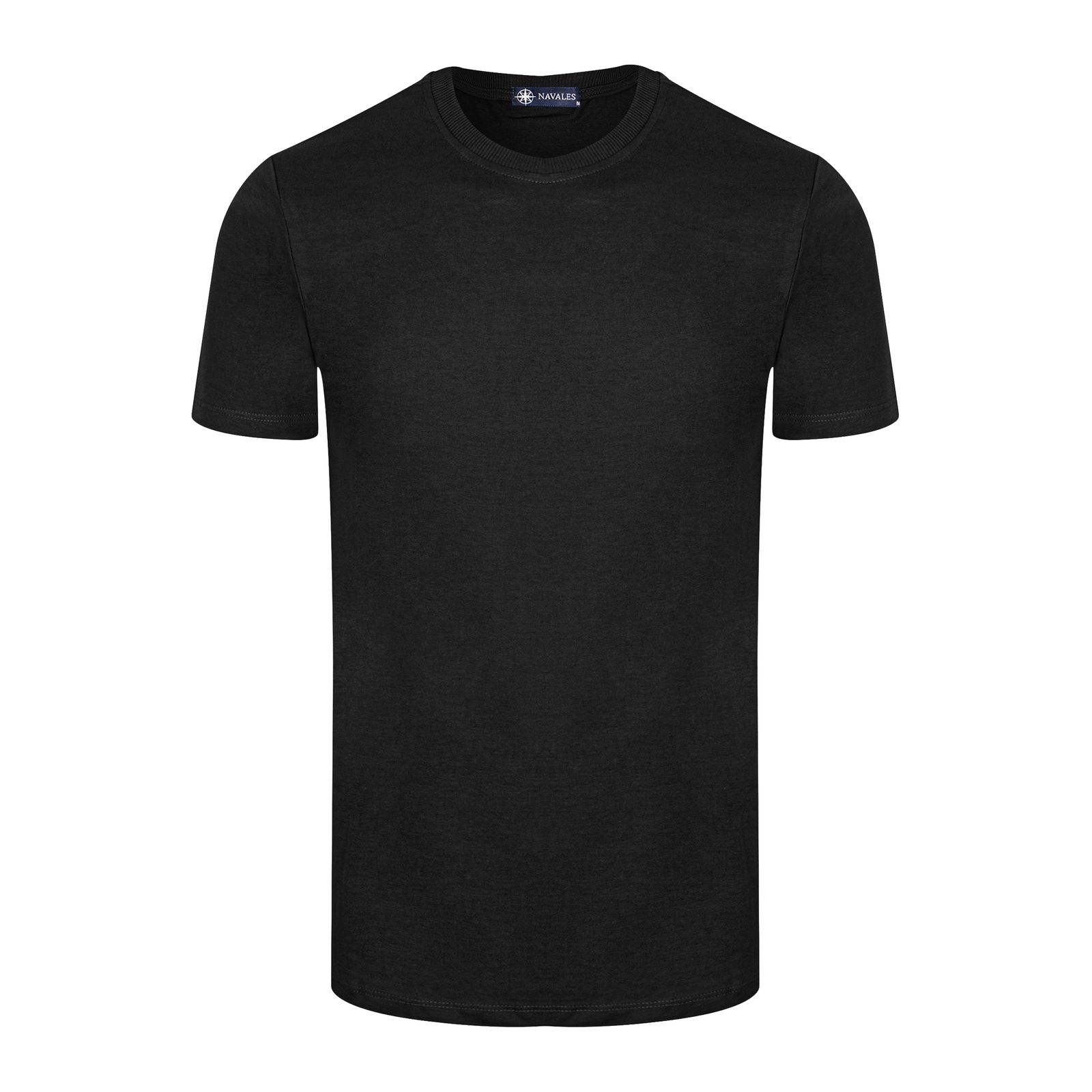 تی شرت آستین کوتاه مردانه ناوالس مدل سایز بزرگ OCEAN S.S TEES رنگ مشکی -  - 1