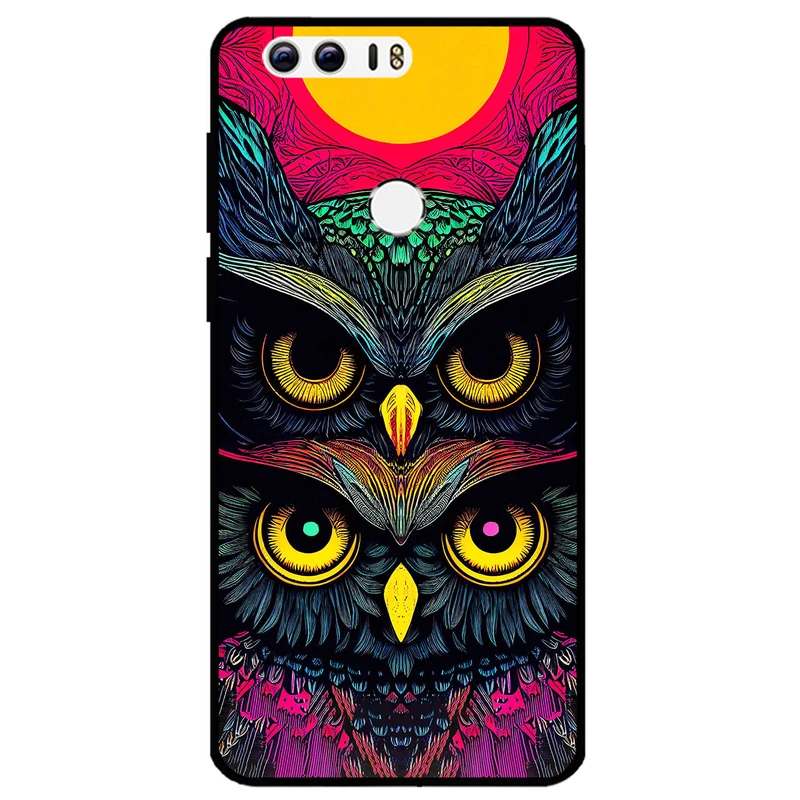 کاور مگافون طرح جغد مدل 1904 مناسب برای گوشی موبایل آنر 8        