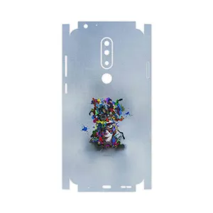 MAHOOT Collage of surreal Portrait of Women 4-FullSkin Cover Sticker for Nokia 5.1 Plus