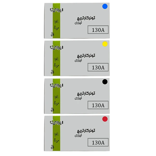 تونر ایرانیکا مدل 130A مجموعه 4 عددی