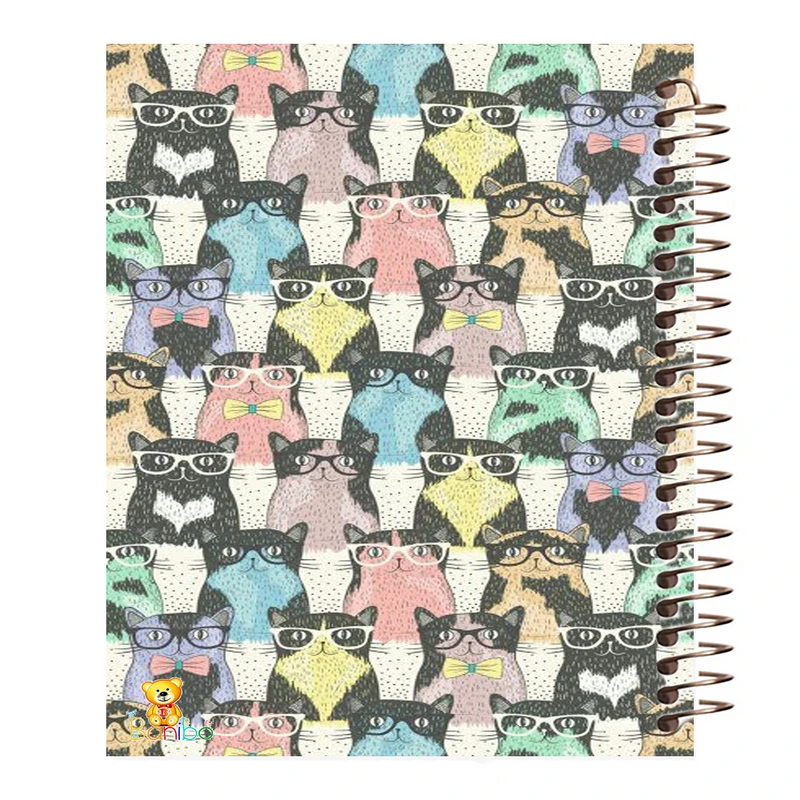 دفتر زبان 100 برگ بانیبو مدل گربه ها کد 153