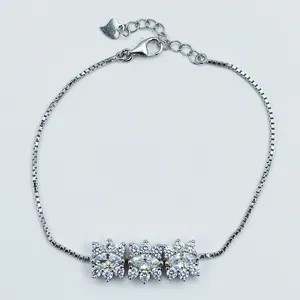 دستبند نقره زنانه سلین کالا مدل گل بهاری کد ce-As255