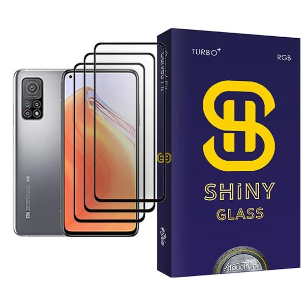 محافظ صفحه نمایش آتوچبو مدل Shiny Glass MIX003 مناسب برای گوشی موبایل شیائومی Mi 10T 5G بسته سه عددی