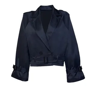 کت زنانه کد 7025 رنگ سرمه ای