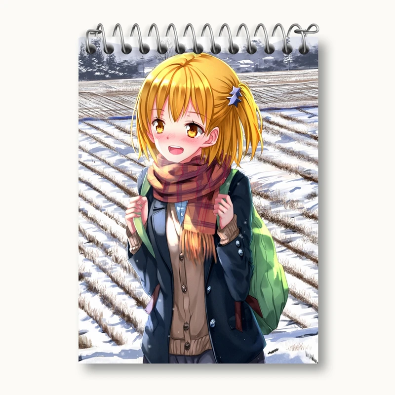 دفتر یادداشت 50 برگ خندالو مدل هیتوکا انیمه هایکیو Haikyu کد 17774