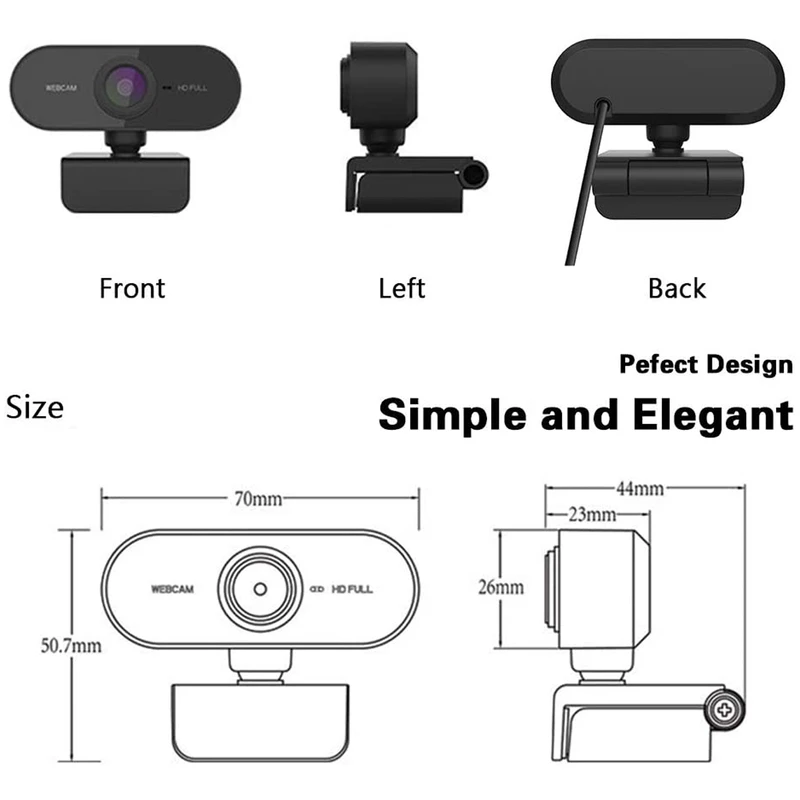 وب کم مدل chalpr FHD 1080p عکس شماره 3