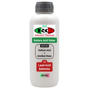 Battery Acid Water Reference Chemicals, Sulfuric Acid Model, 250 mL Volume