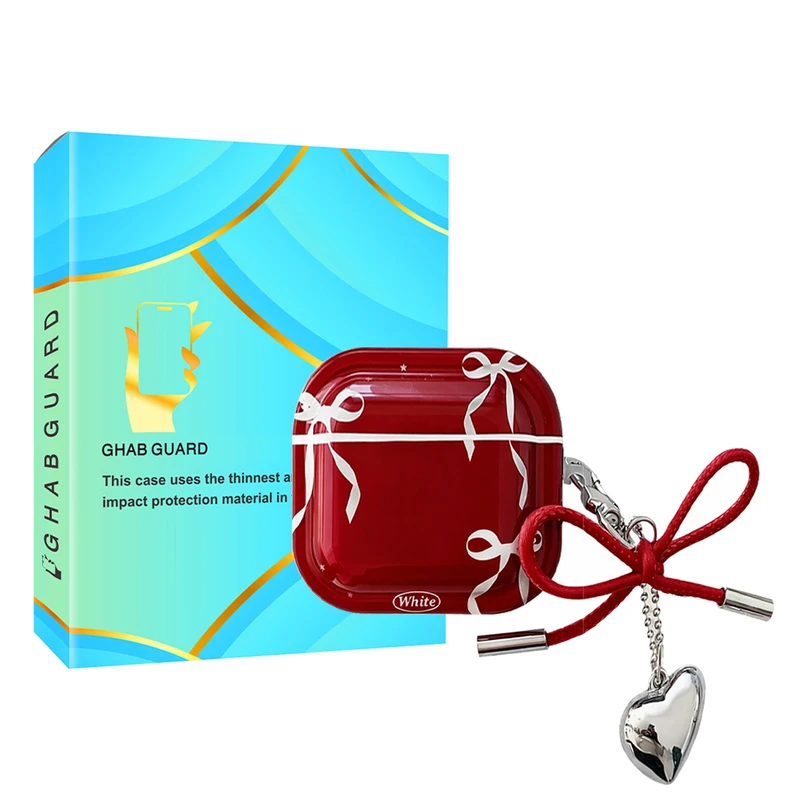 کاور قاب گارد مدل AIPSG مناسب برای کیس اپل AirPods 1 / AirPods 2 به همراه بند آویز