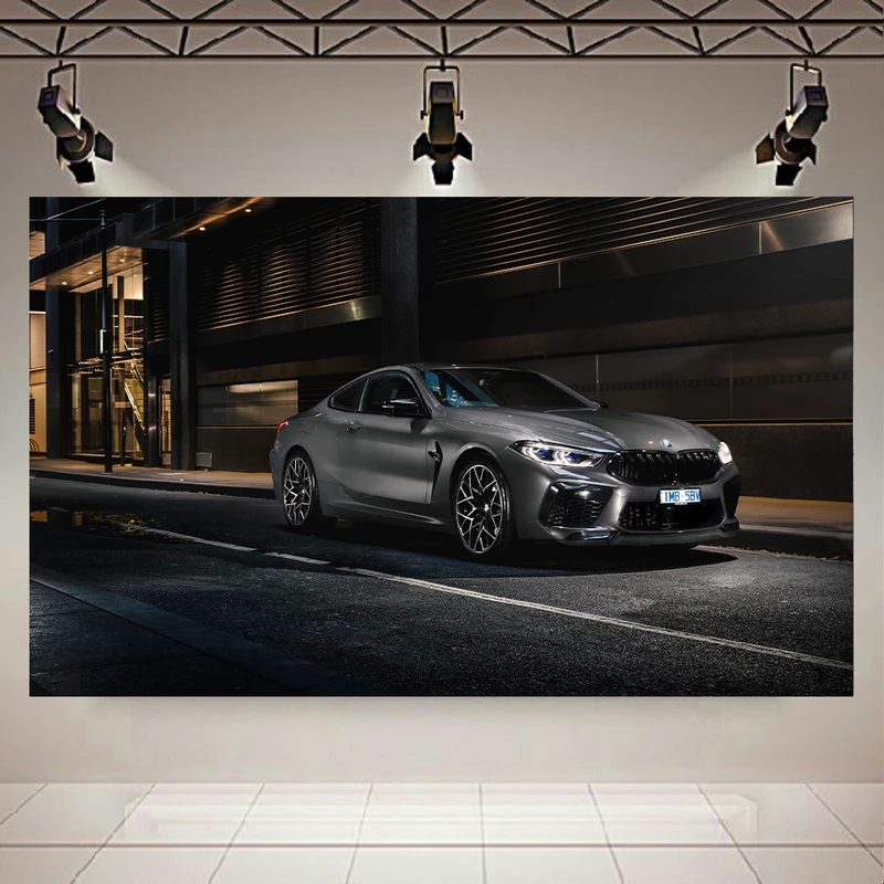 پوستر طرح ماشین مدل BMW M8 Competition Coupe کد AR20740