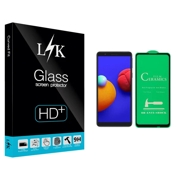 محافظ صفحه نمایش سرامیکی ال کی مدل +LITE مناسب برای گوشی موبایل سامسونگ Galaxy A01 Core
