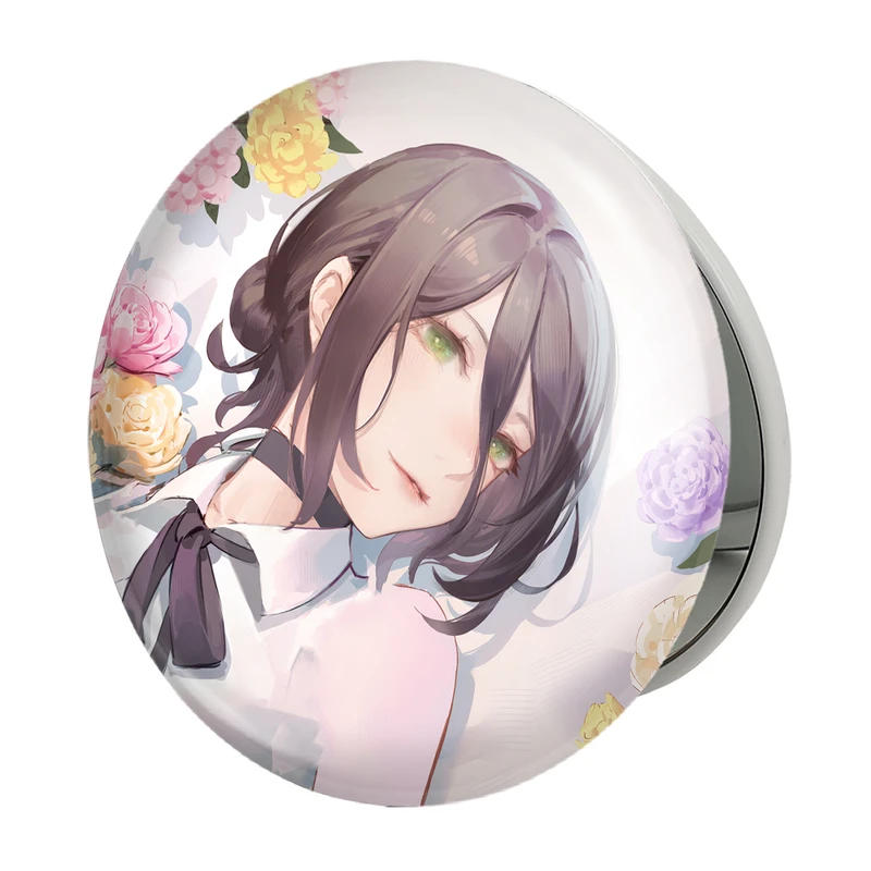 آینه جیبی خندالو طرح ریزه انیمه مرد اره ای Chainsaw Man مدل تاشو کد 23179 