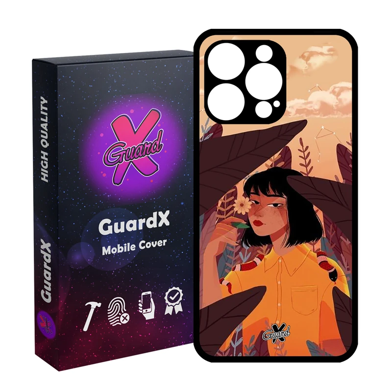 کاور گارد ایکس طرح Girl مدل Glass10327 مناسب برای گوشی موبایل اپل iPhone 15 Pro Max