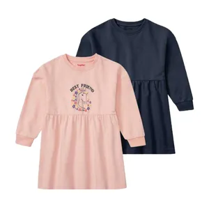 تونیک آستین بلند دخترانه لوپیلو مدل Sh2025 مجموعه دو عددی