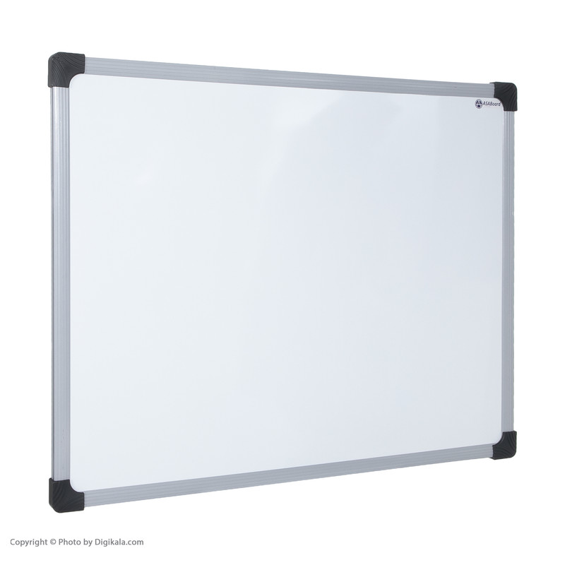 تخته وایت برد آسابرد مدل مغناطیسی سایز 80×100 سانتی متر به همراه پایه نگهدارنده