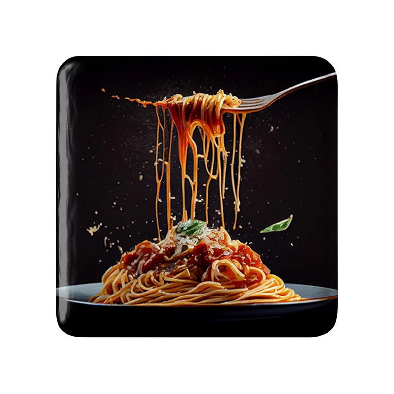 پیکسل خندالو طرح پاستا Pasta مدل مربعی کد 31079