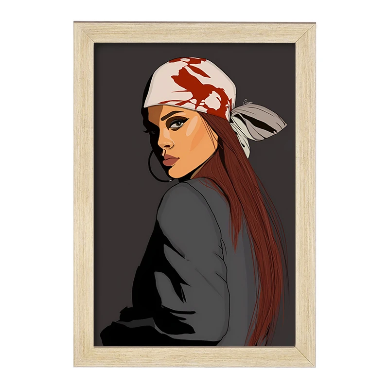 تابلو خندالو مدل دخترانه کد F10219