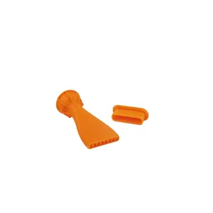 نازل چسب سیلیکون مدل تخت و عاج دار دو سانتی مجموعه 2 عددی