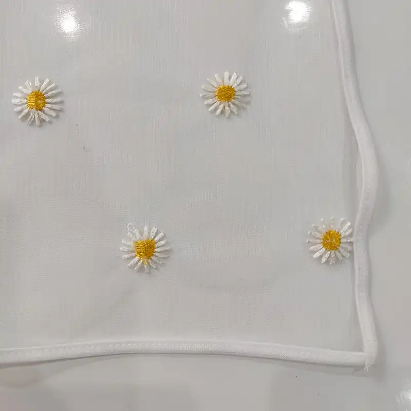 روسری زنانه مدل توری طرح بابونه