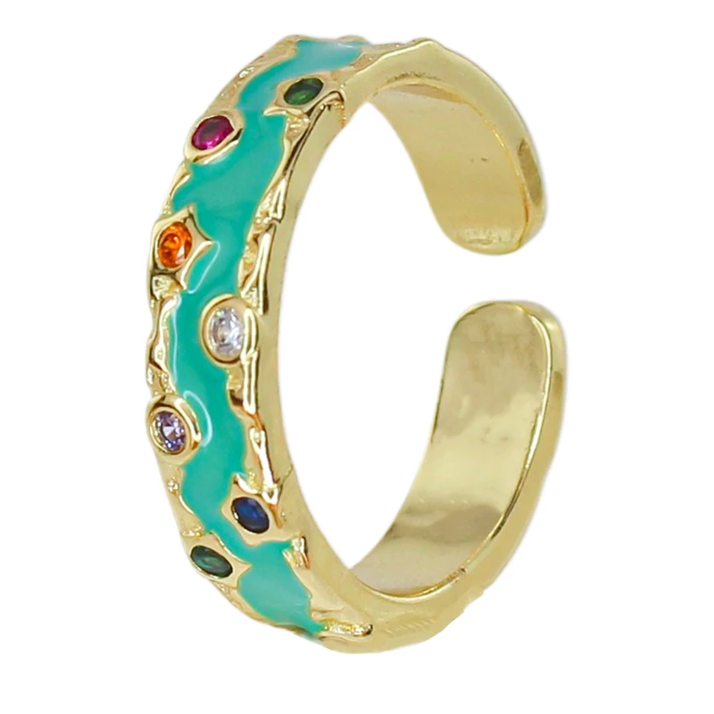 انگشتر زنانه زودیکا مدل  میناکاری کد AAE647