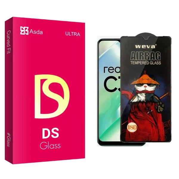 محافظ صفحه نمایش آسدا مدل DS Airbag مناسب برای گوشی موبایل ریلمی C33