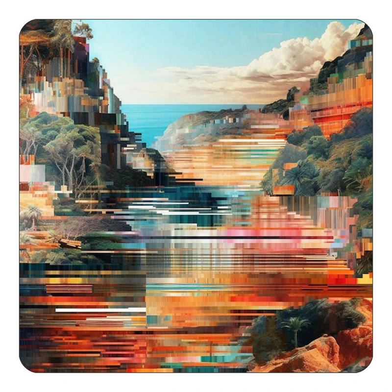 مگنت کاکتی طرح نقاشی رنگ روغن مدل mp69598