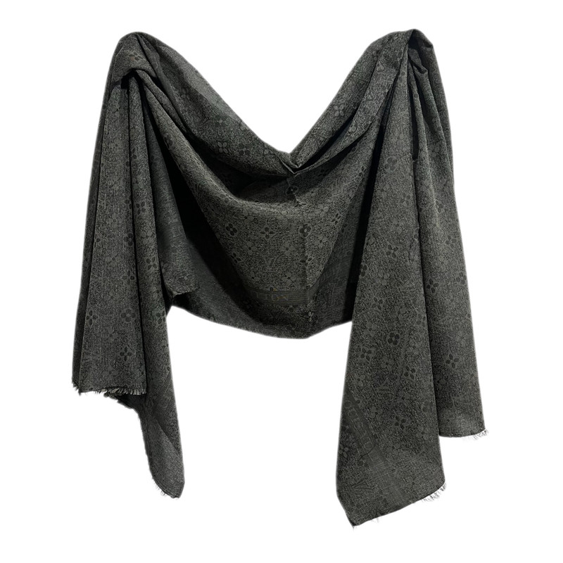 شال زنانه مدل نخی کشمیر مزونی طرح ال وی