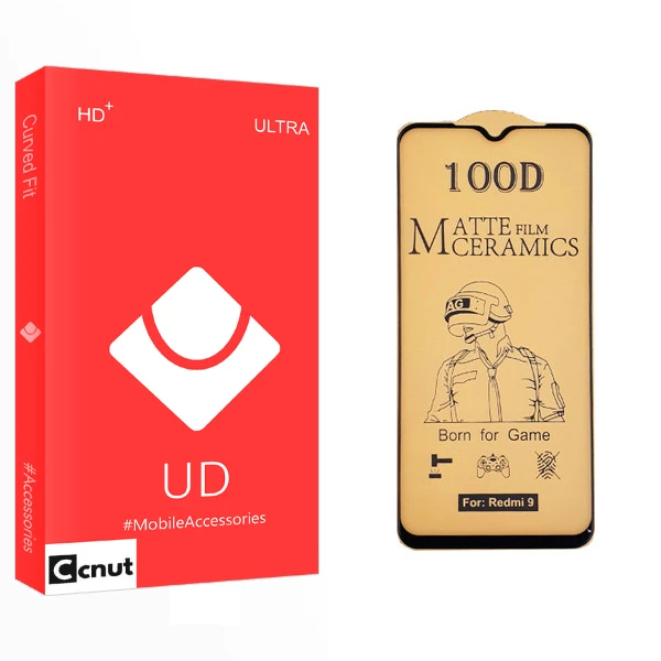 محافظ صفحه نمایش سرامیکی کوکونات مدل UD مناسب برای گوشی موبایل شیائومی Redmi 9