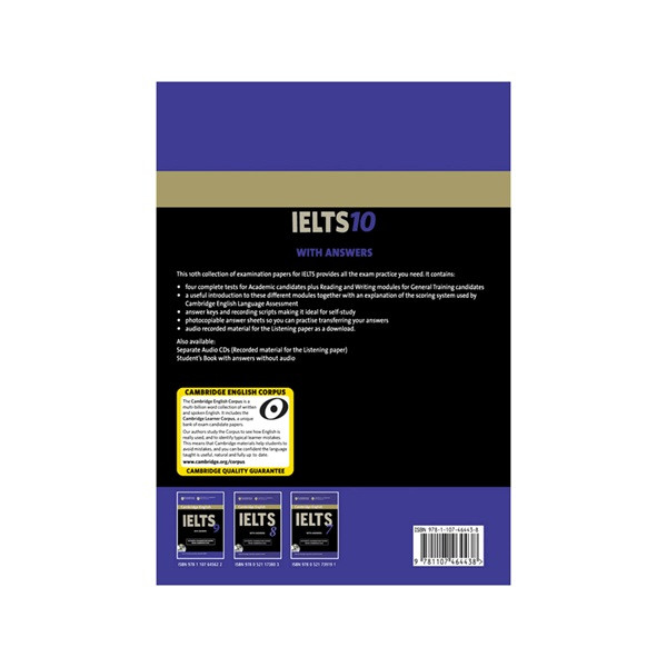 کتاب IELTS Cambridge 10 اثر جمعی نویسندگان انتشارات جنگل کتاب IELTS Cambridge 10 اثر جمعی نویسندگان انتشارات جنگل