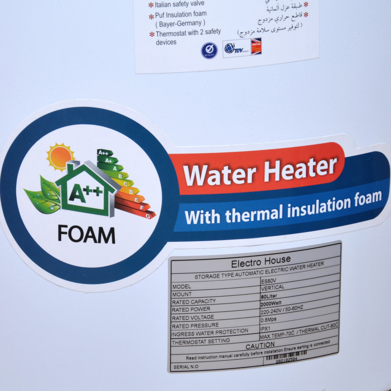 آبگرمکن برقی الکتروهاوس مدل 60 لیتر